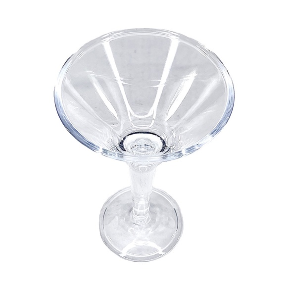 Clear Acrylic Martini Glasses - 4 - Picture 4 of 4